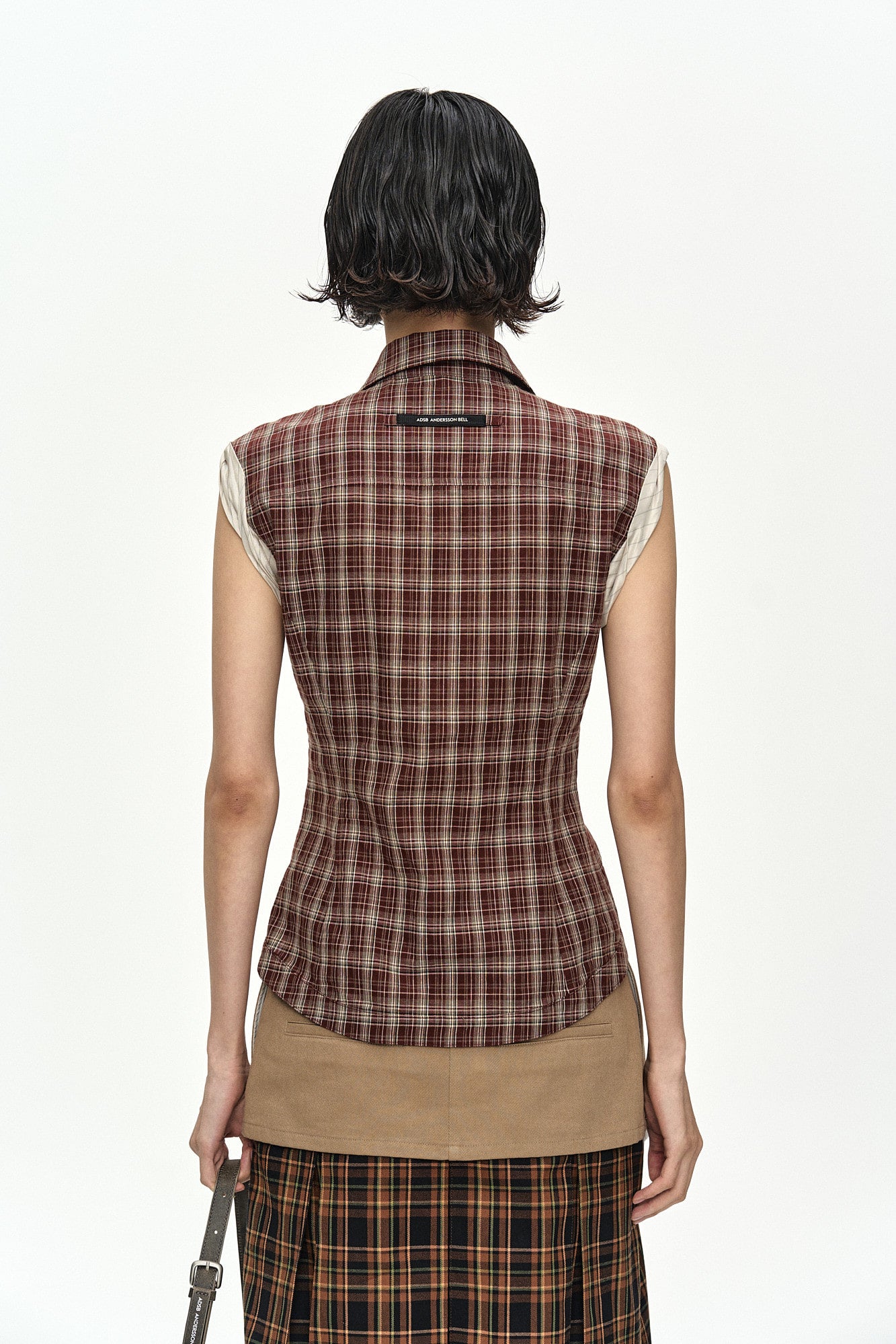 Andersson Bell Check Sleeveless Shirt