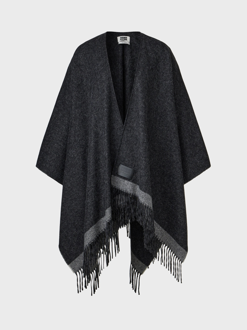EENK Hem Tassel Shawl - Gray
