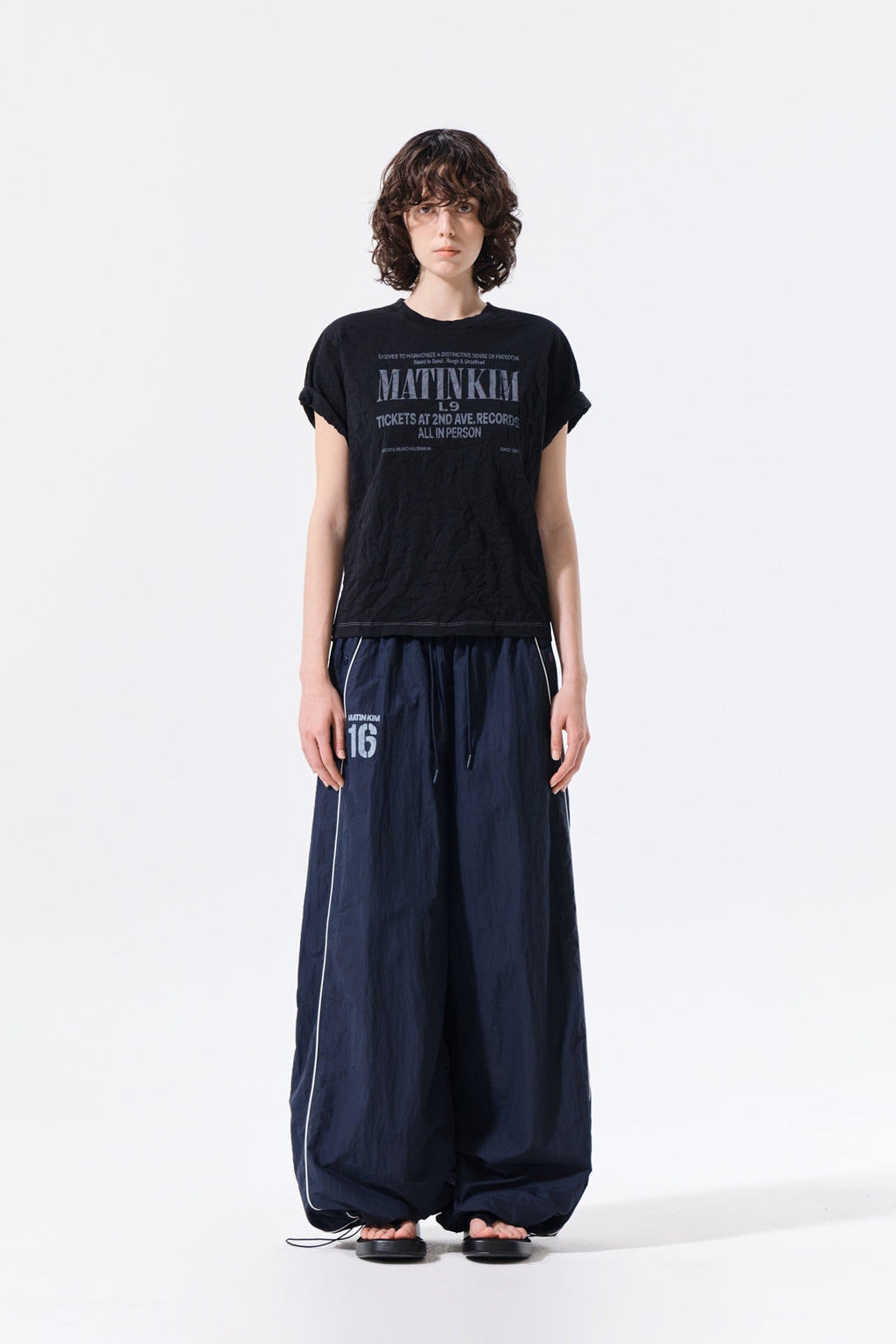 Matinkim Matin 16 Logo Track Pants IN Navy