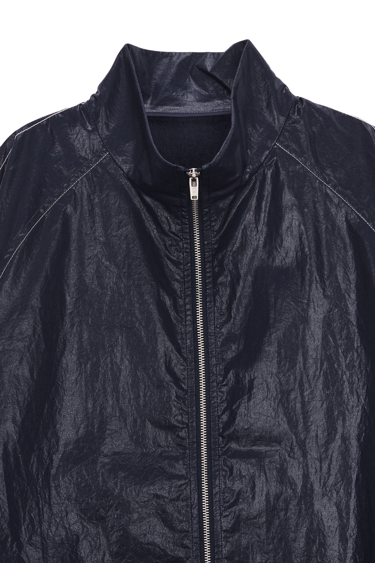 [matinkim] MATIN KIM LOGO COATING JUMPER IN NAVY