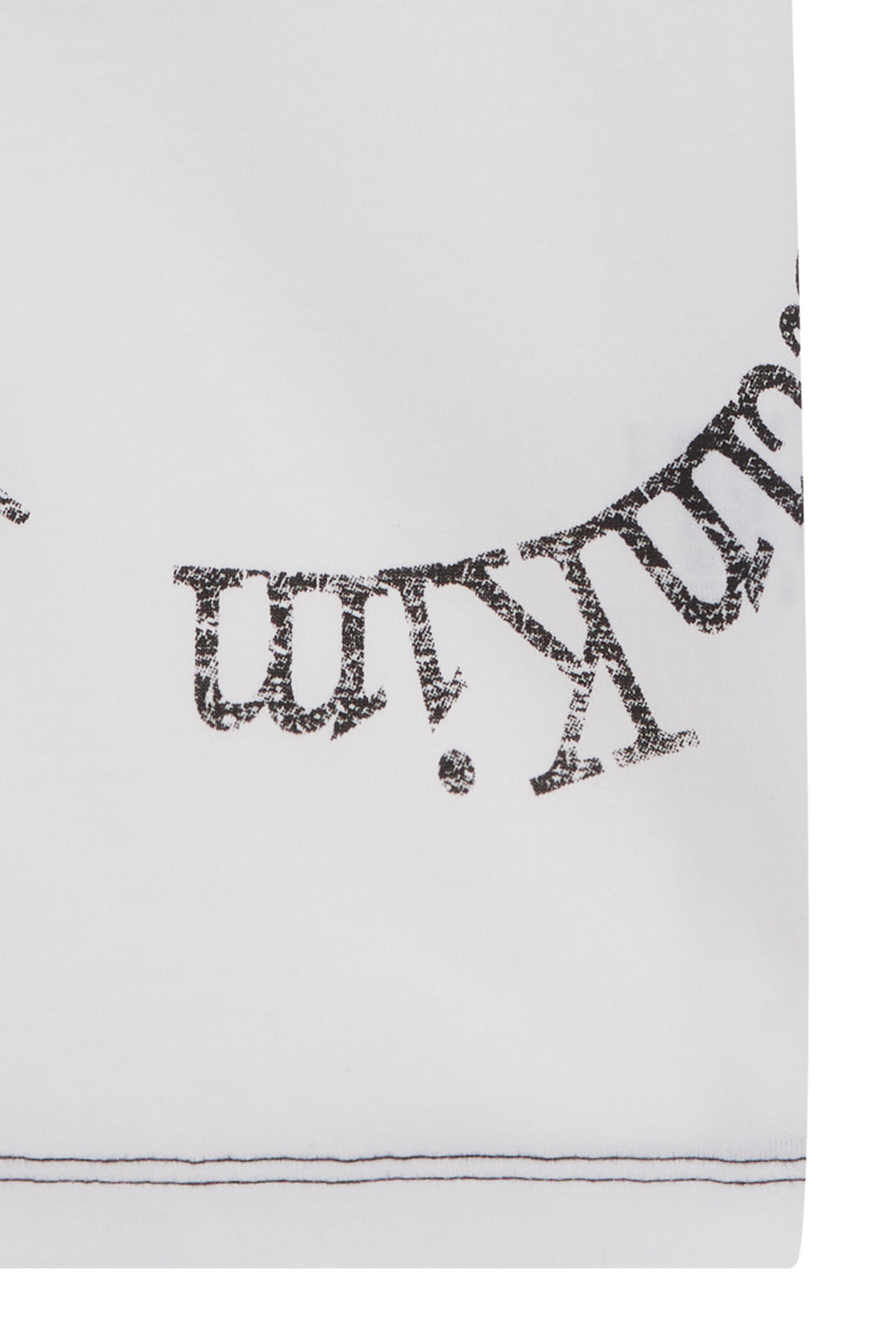 [matinkim] PRINT MIXED CROP TOP IN WHITE