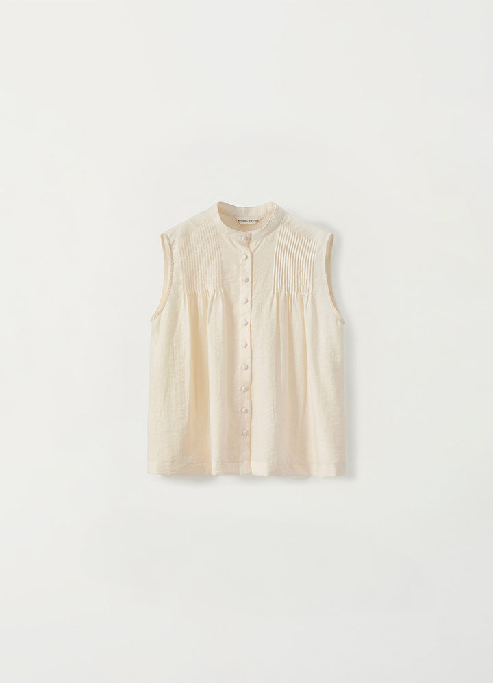 Nothing Written Mona sleeveless blouse (Light vanilla)