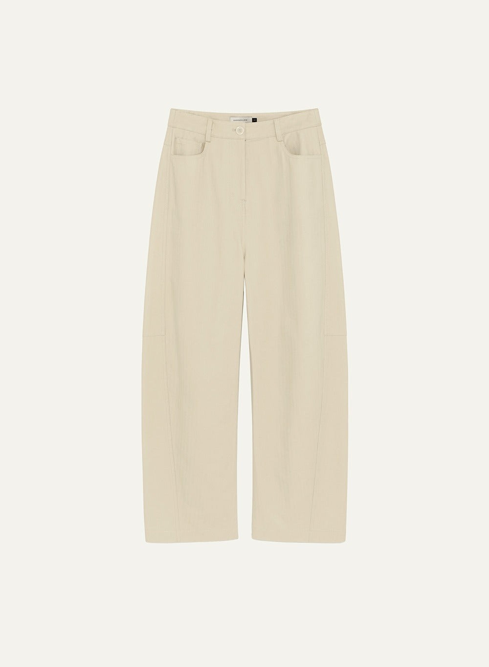 Kindersalmon Gaius Round Pants Ecru