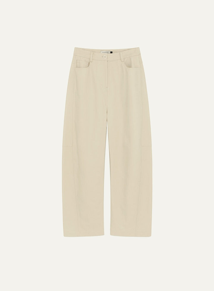 Kindersalmon Gaius Round Pants Ecru