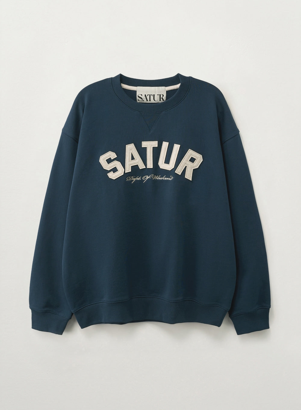 Satur Lugo Basic Sweatshirt - Navy