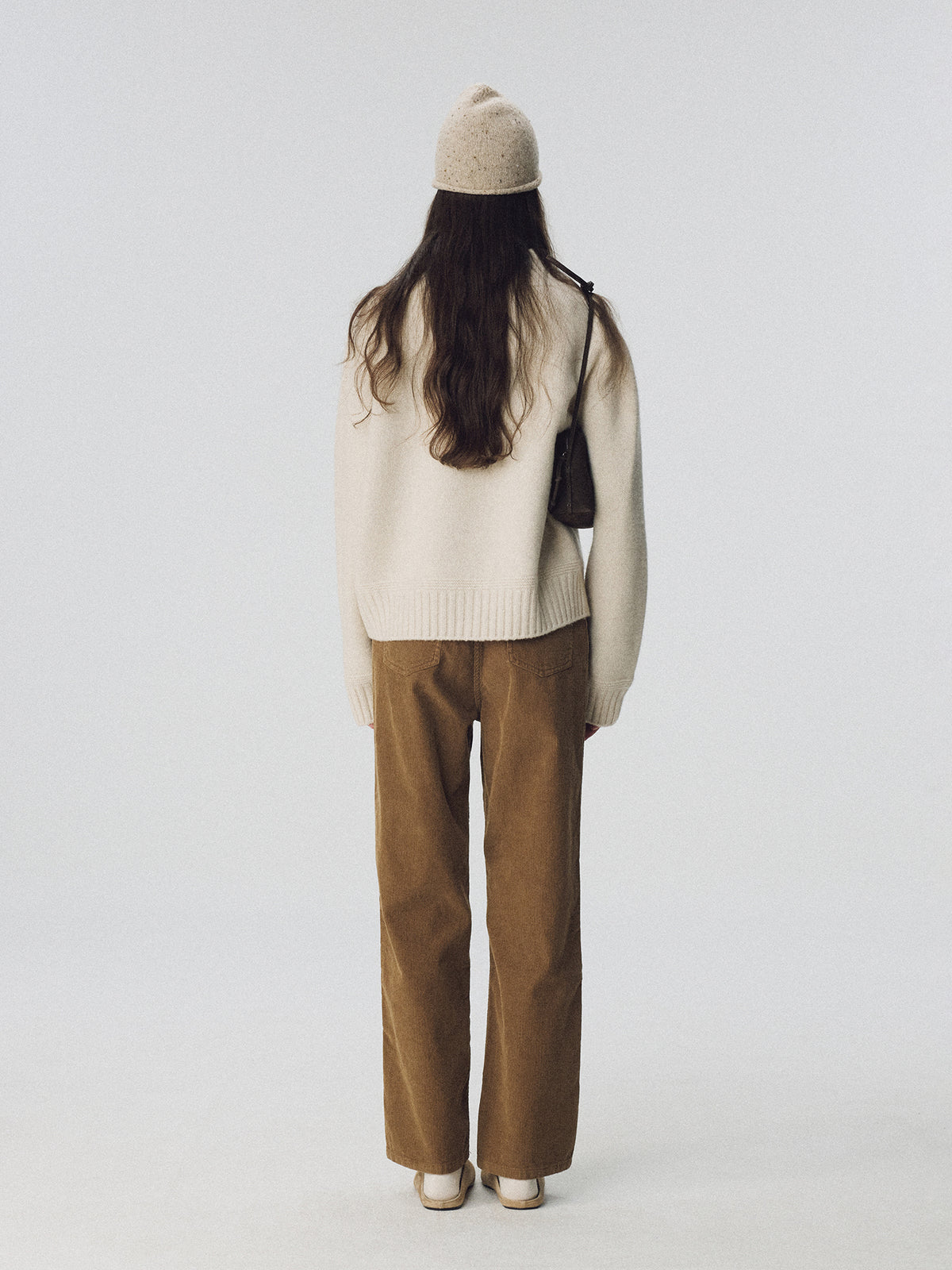 Nothing Written Cocoon corduroy pants (Camel)