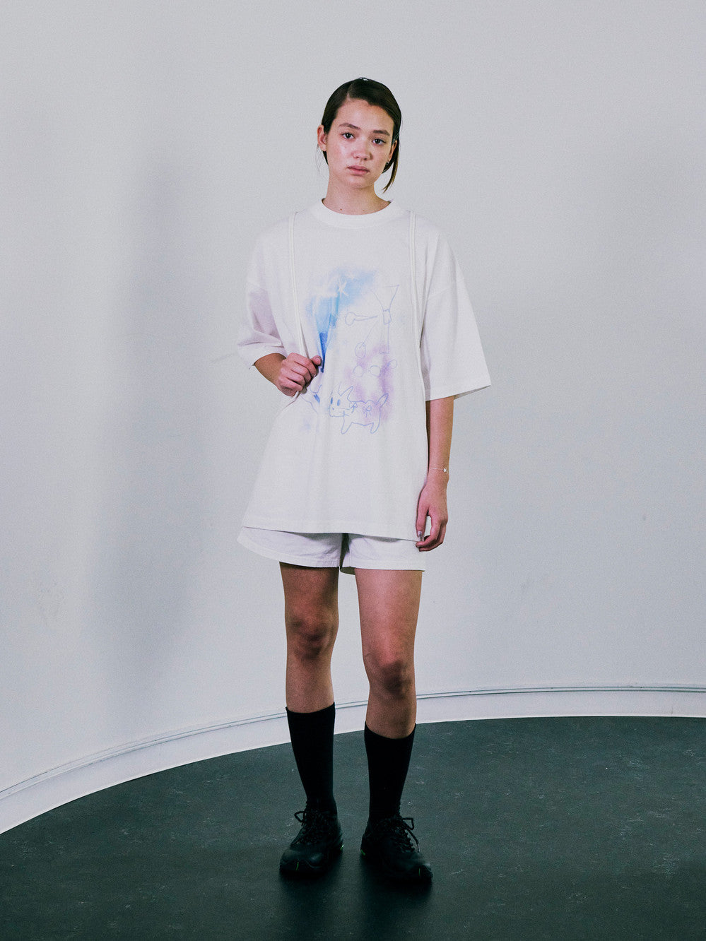 Low Classic Park Oversized T-Shirt Off White
