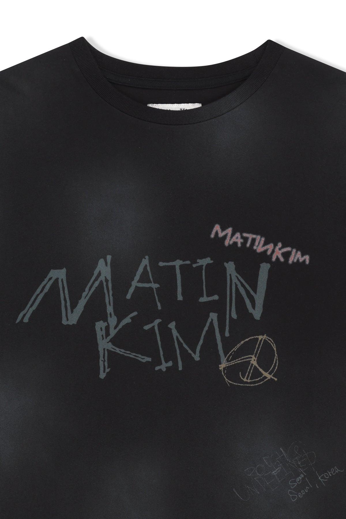 Matinkim Vintage Graffiti Logo Top IN Black
