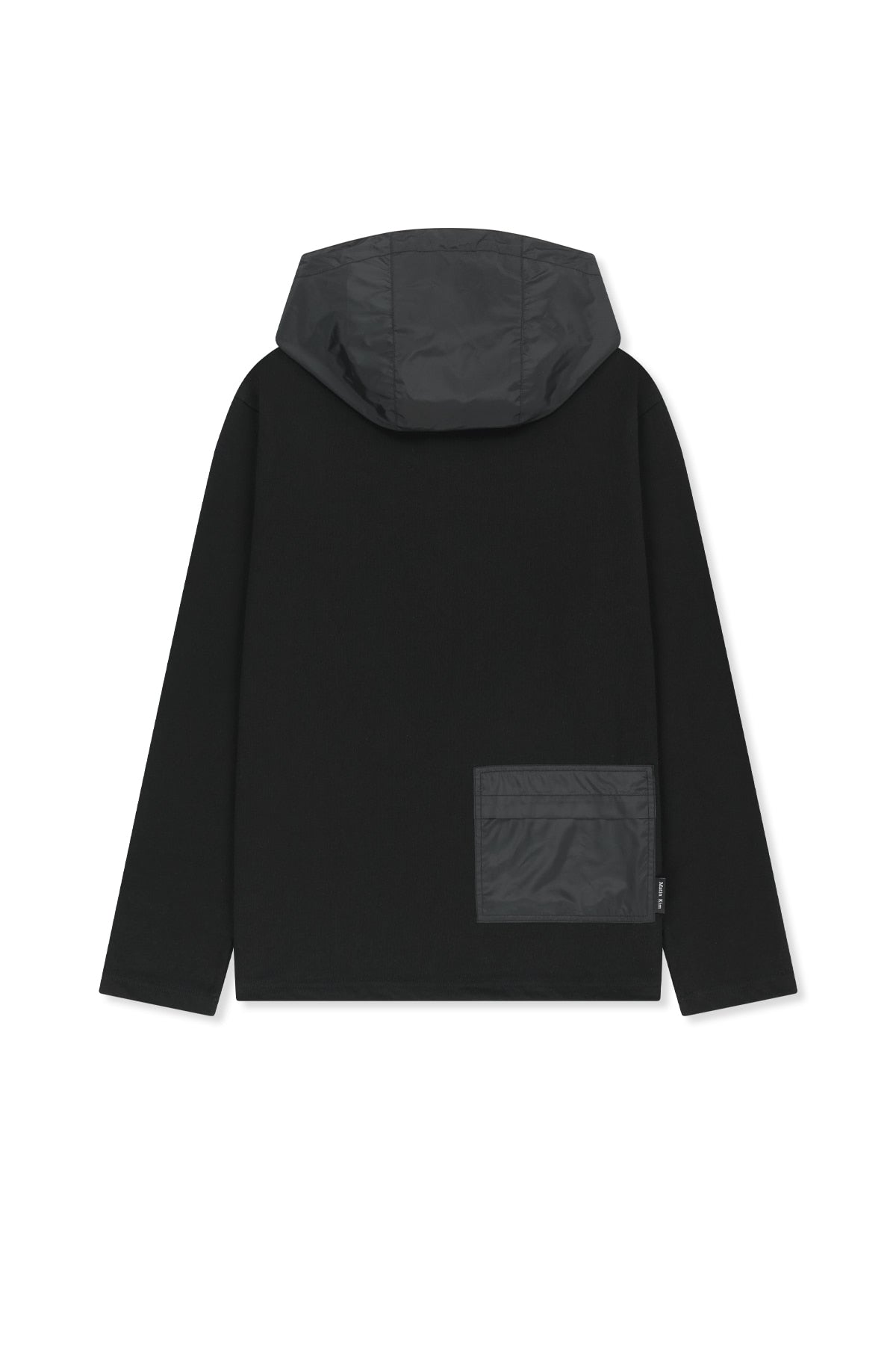 Matinkim Color Block Hoody Quarter Zip UP IN Black