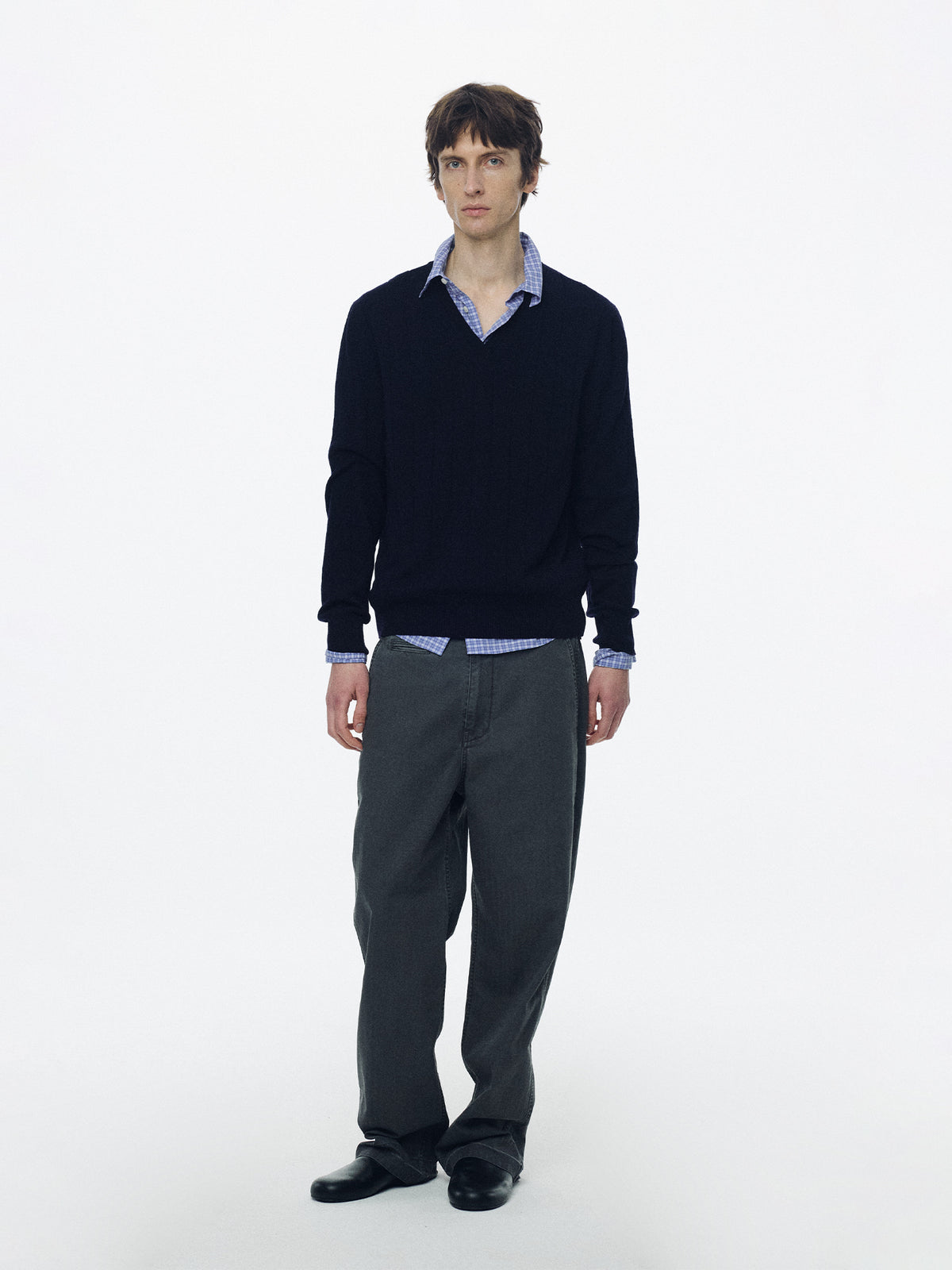 Nothing Written Almot wool knit (Navy)