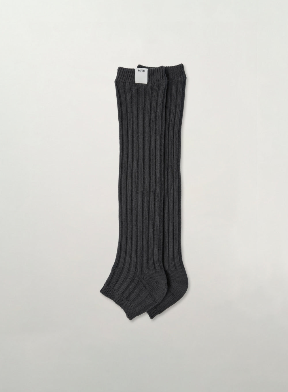 [satur] (W) Basic Leg Warmers - Charcoal