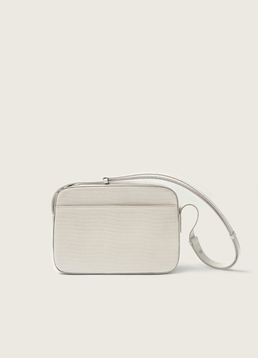 Nothing Written Lizard post bag (Slate ivory)