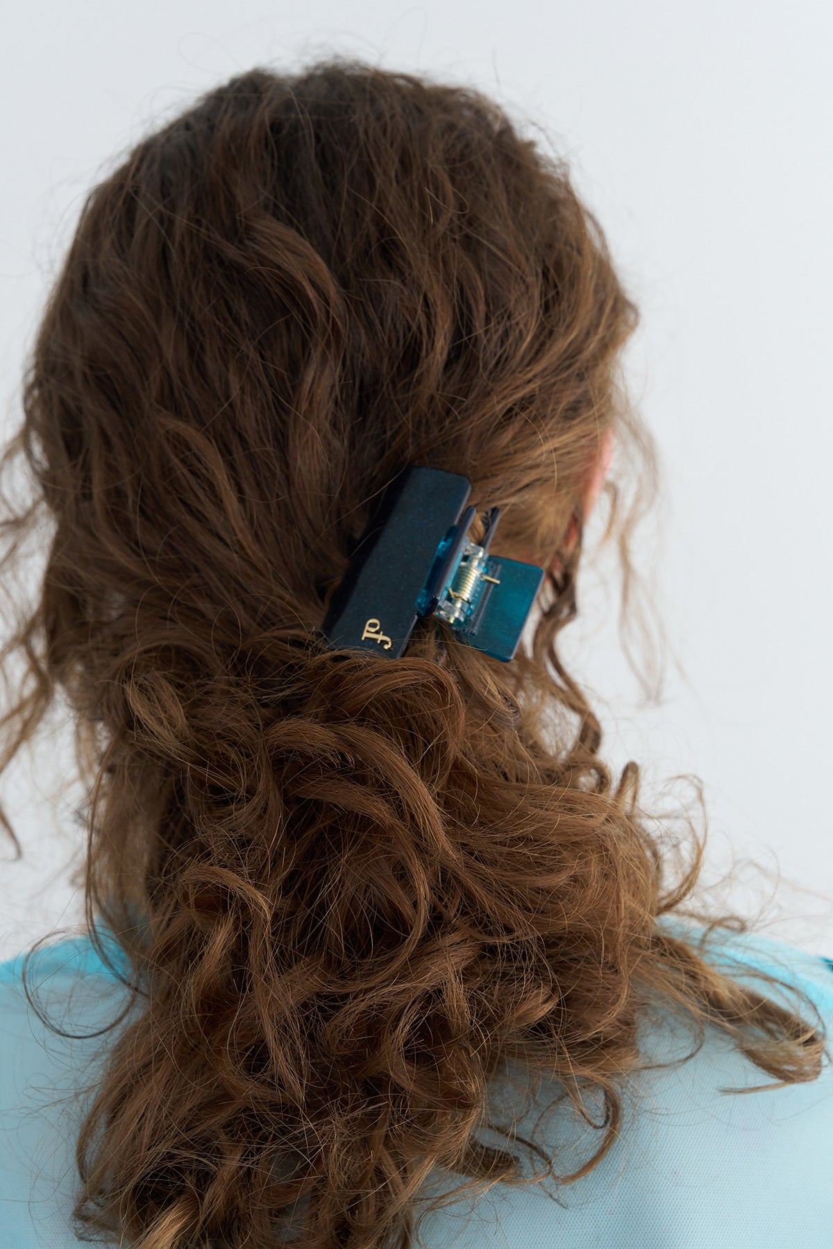 Overdueflair Of Logo Hair Clip by Mazzucchelli Blue