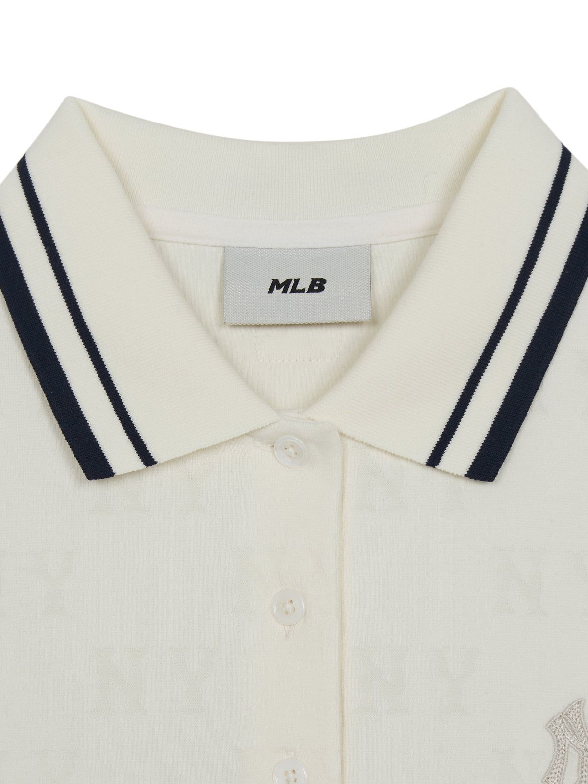 Mlb Women's Classic Monogram Tone-on-Tone Jacquard Collar Ops