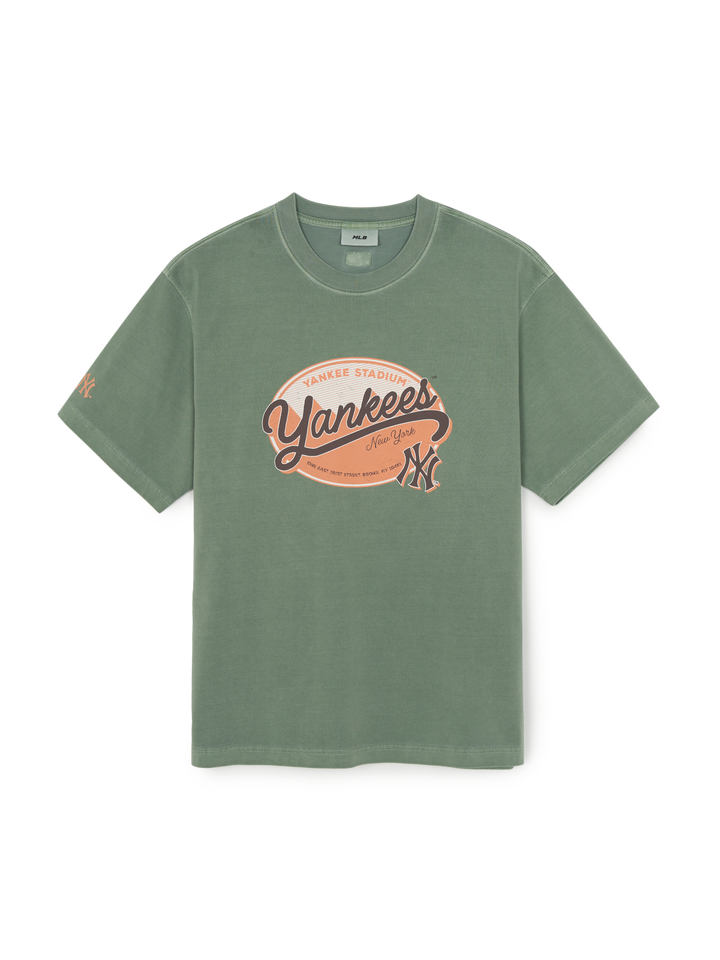 MLB Korea Vintage Washing Graphic T-shirt