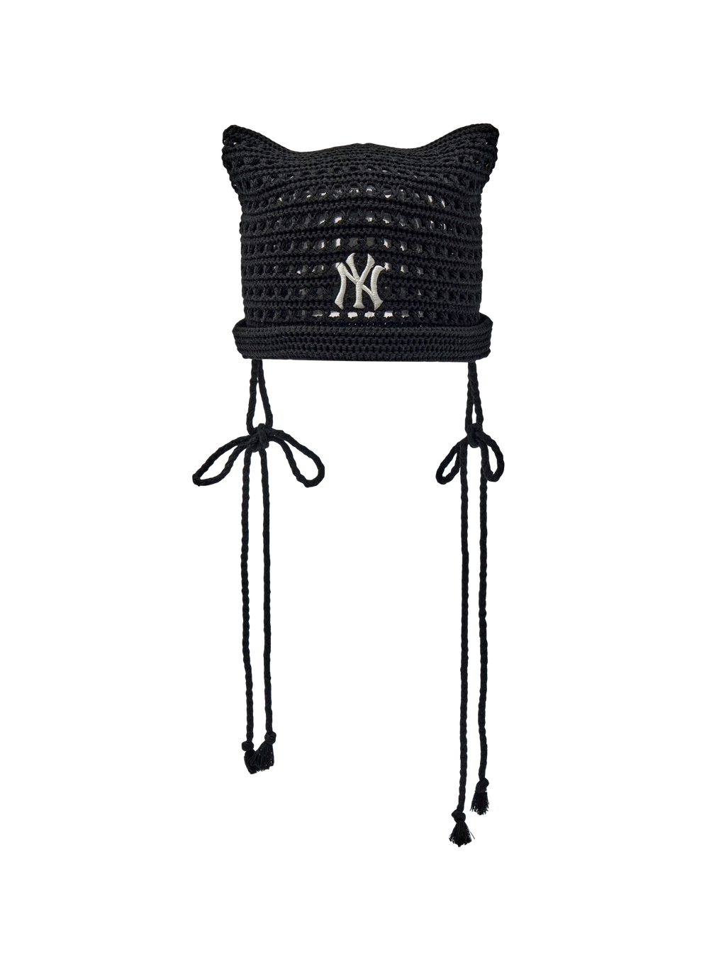 MLB Korea Summer Ribbon Meowing Beanie