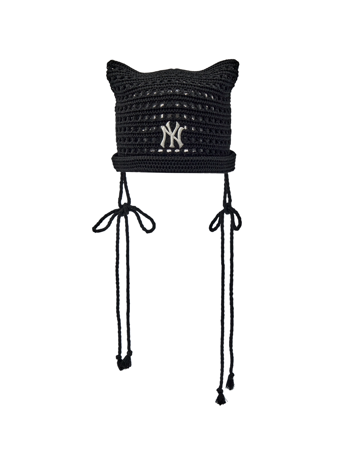 MLB Korea Summer Ribbon Meowing Beanie