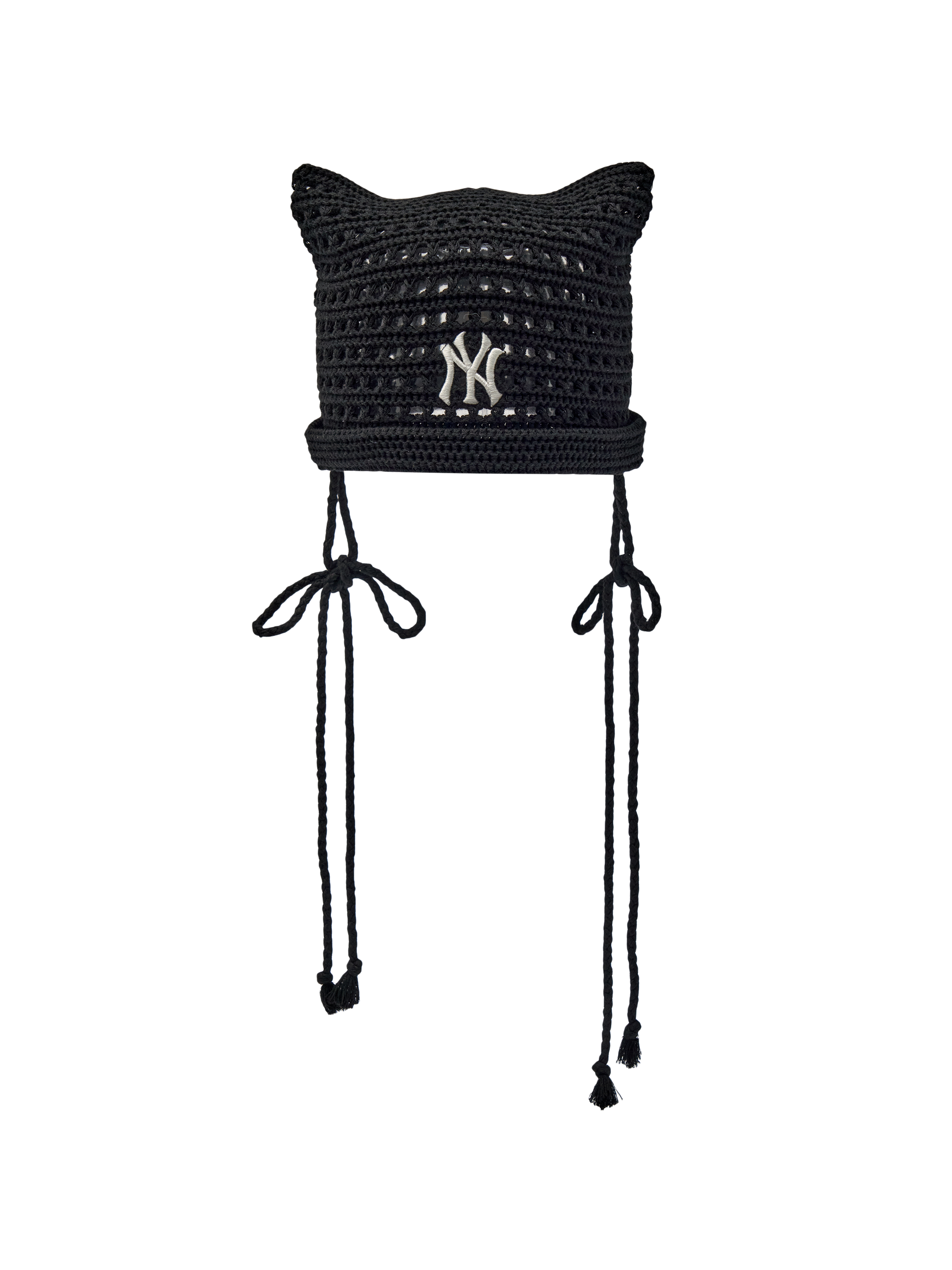 MLB Korea Summer Ribbon Meowing Beanie
