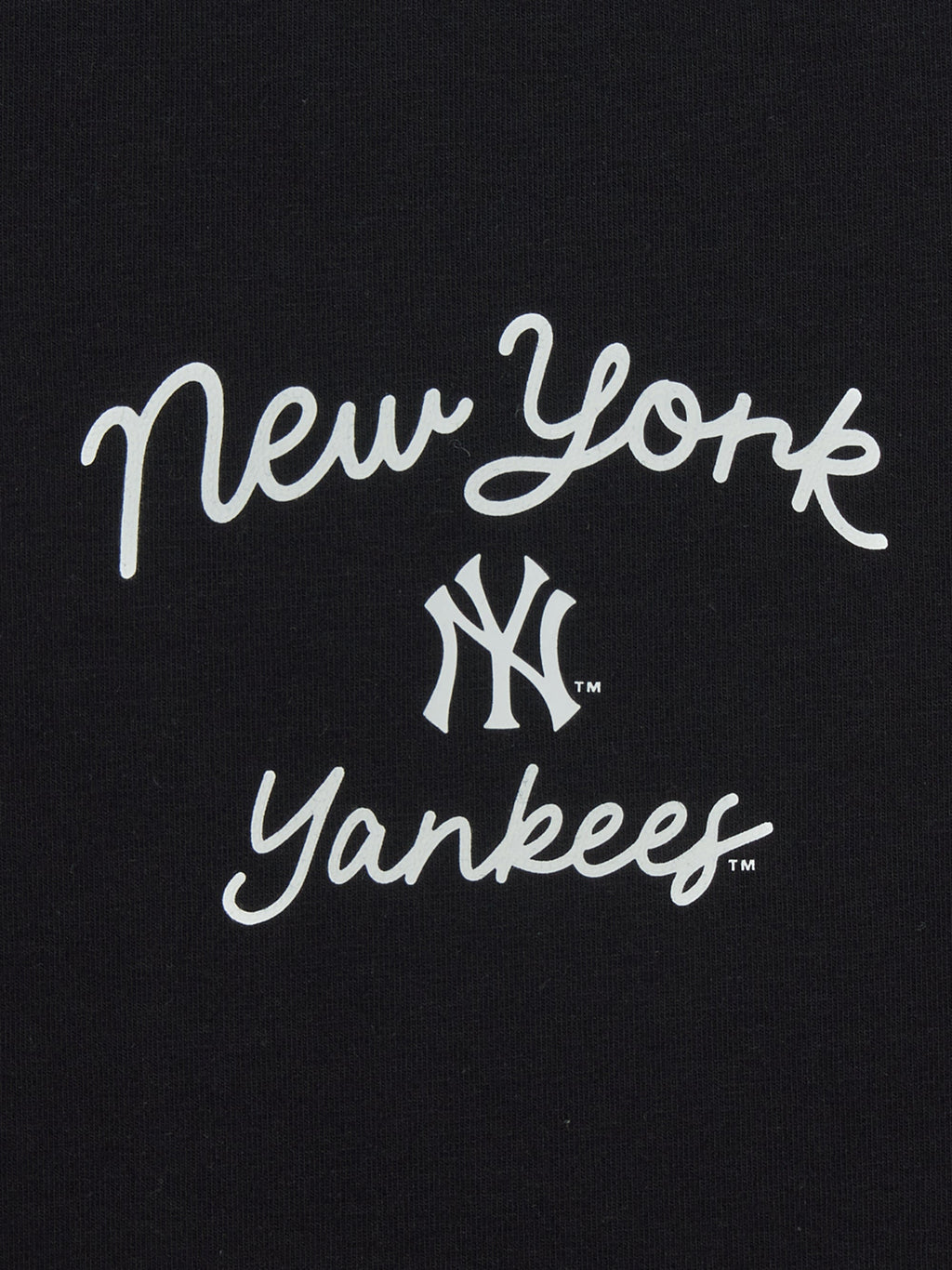 MLB Korea Women's Sportive Cursive Ringer Crop T-shirts