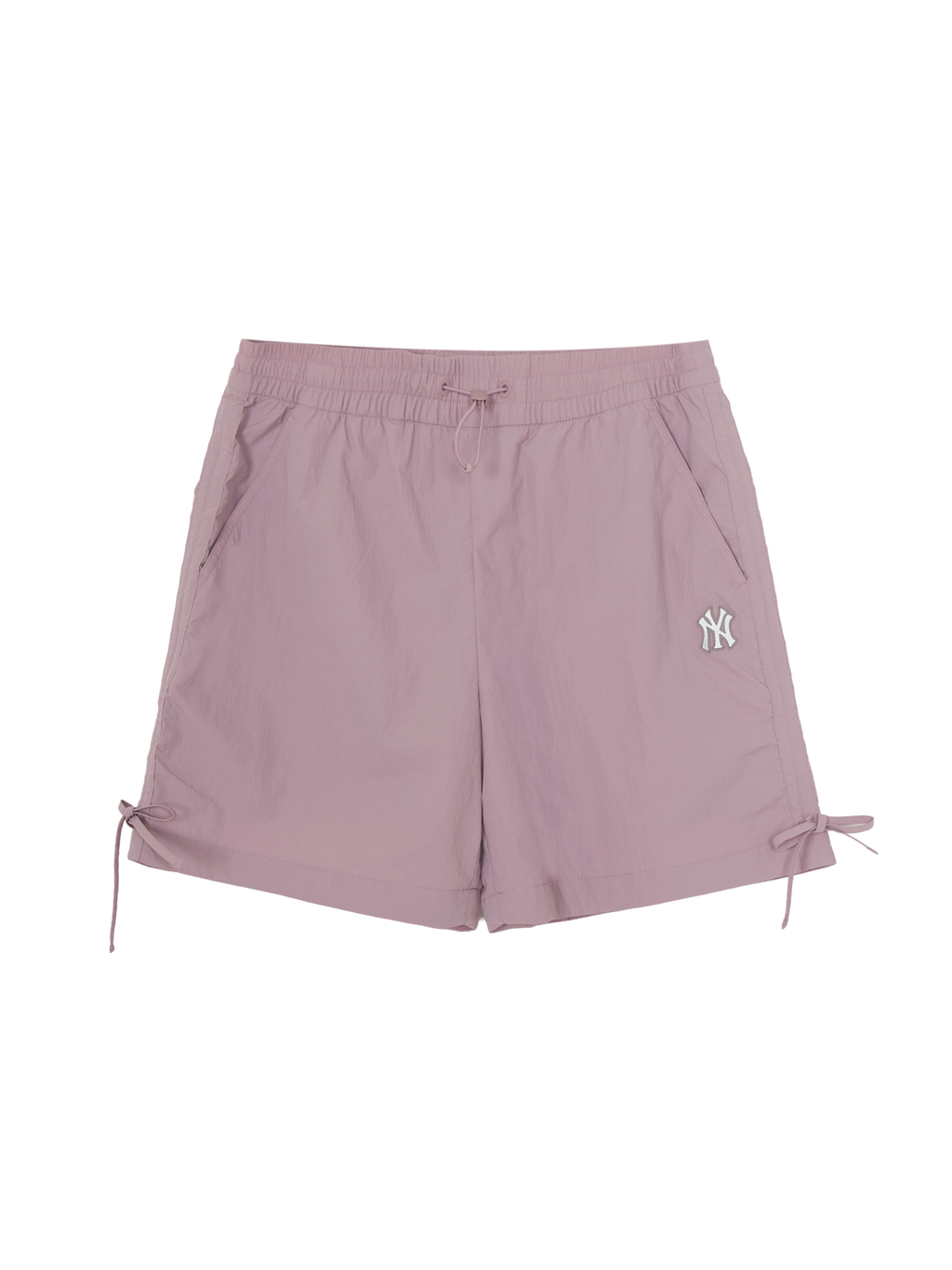 MLB Korea Women's Gorpcore Glossy Shirring 6in Shorts