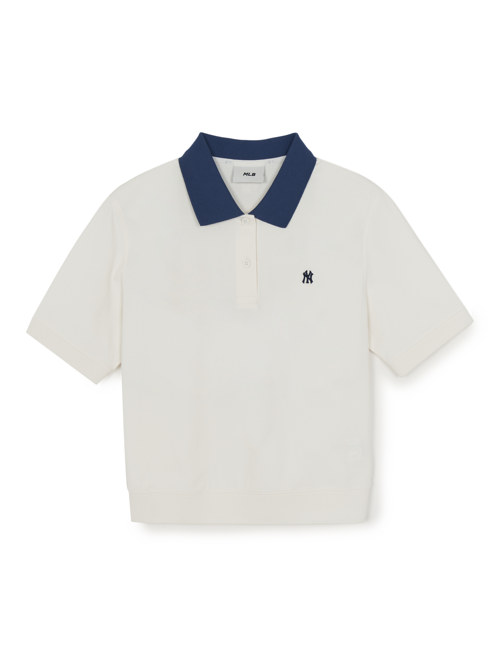 MLB Korea Women's Basic Crop Polo T-Shirts
