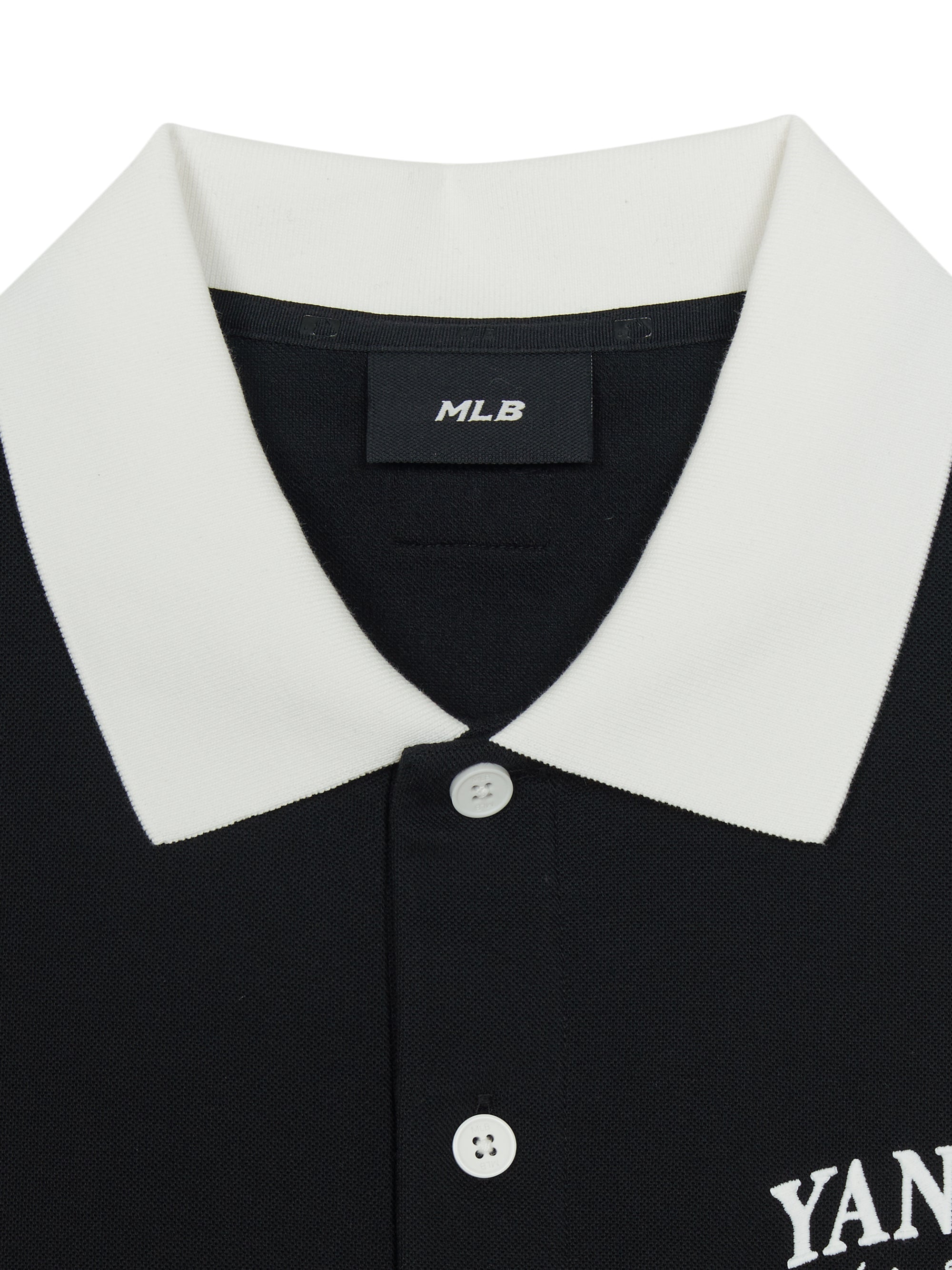 [mlb korea] Basic Small Letter Comfortable Fit Polo T-Shirts