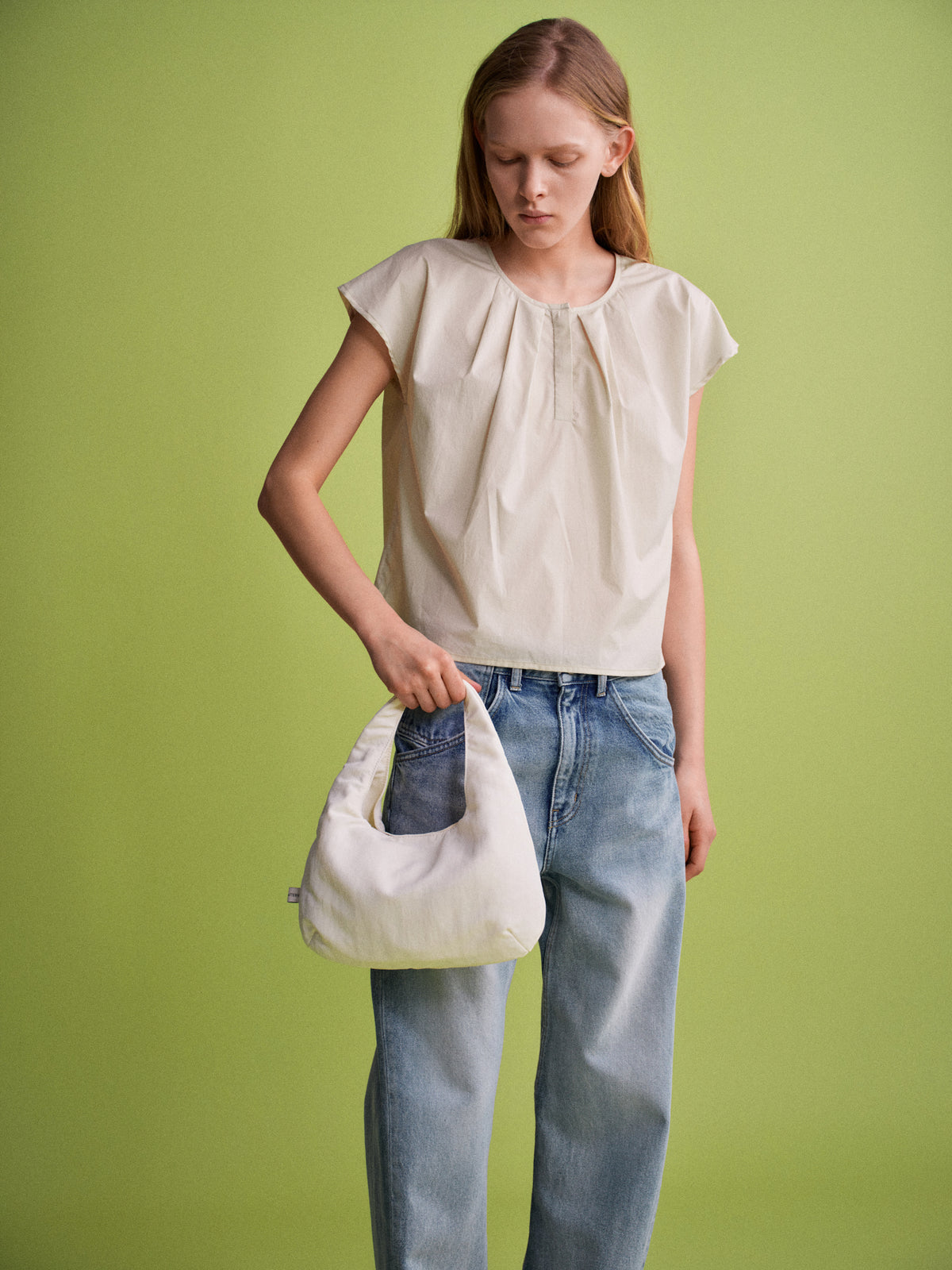 Facade Pattern Breeze East Tote Bag ivory