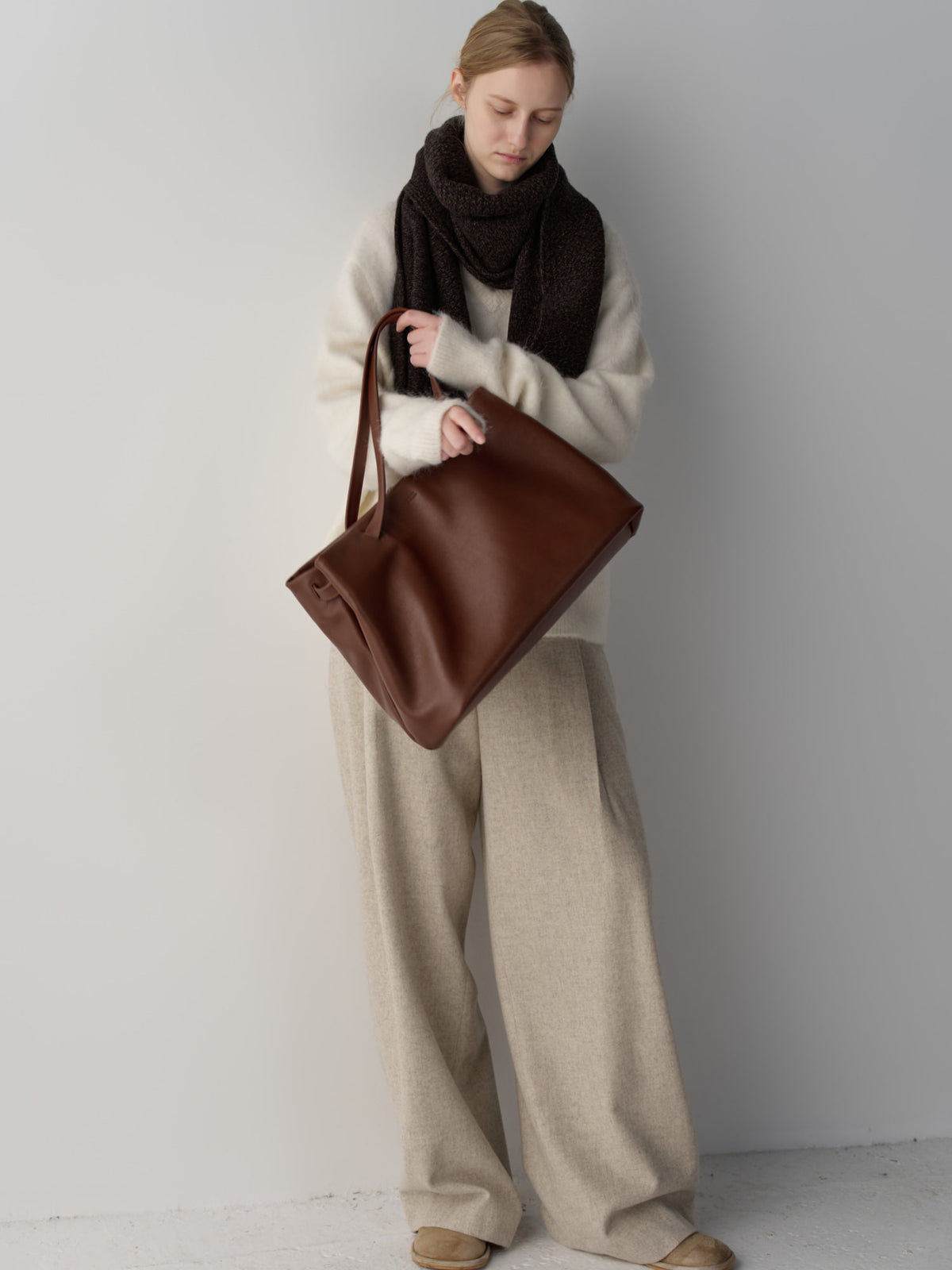 Facade Pattern Recta Bag cognac