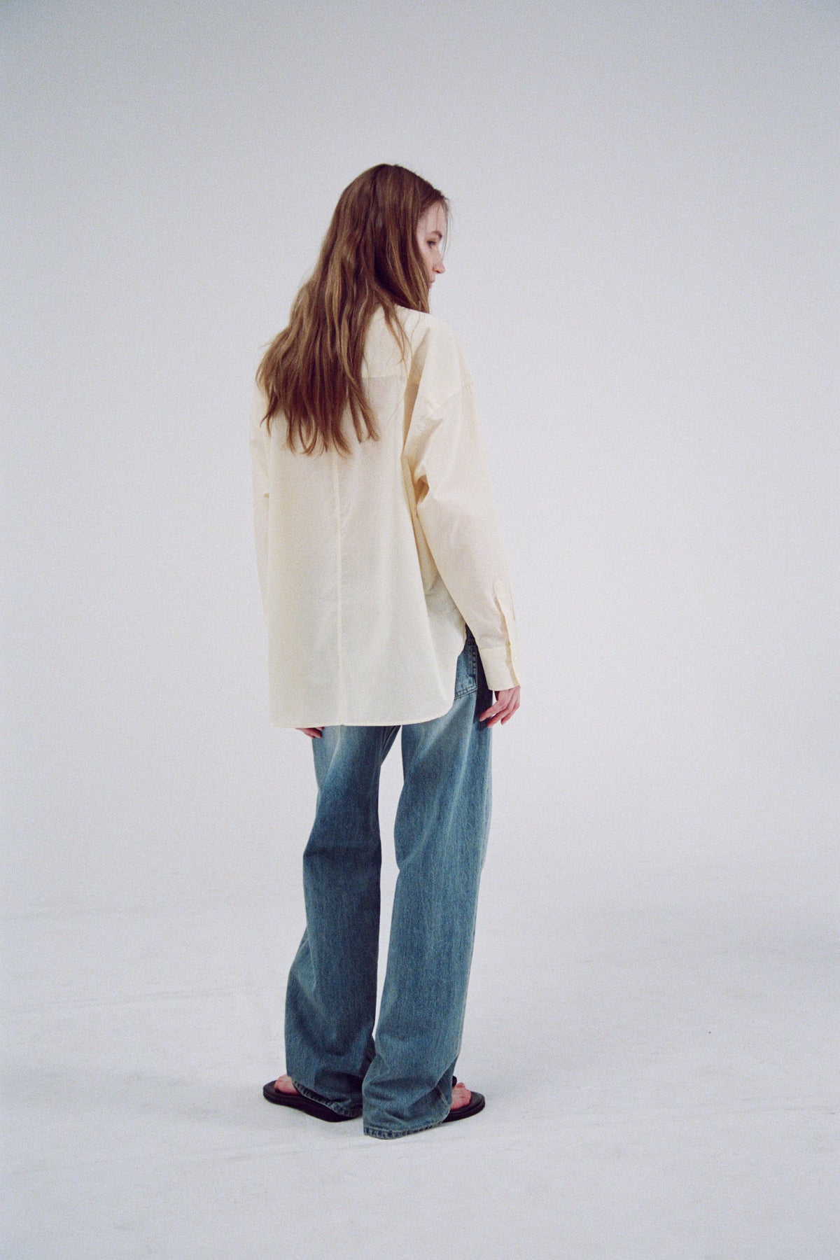 Facade Pattern Boyfit Breeze Shirt butter