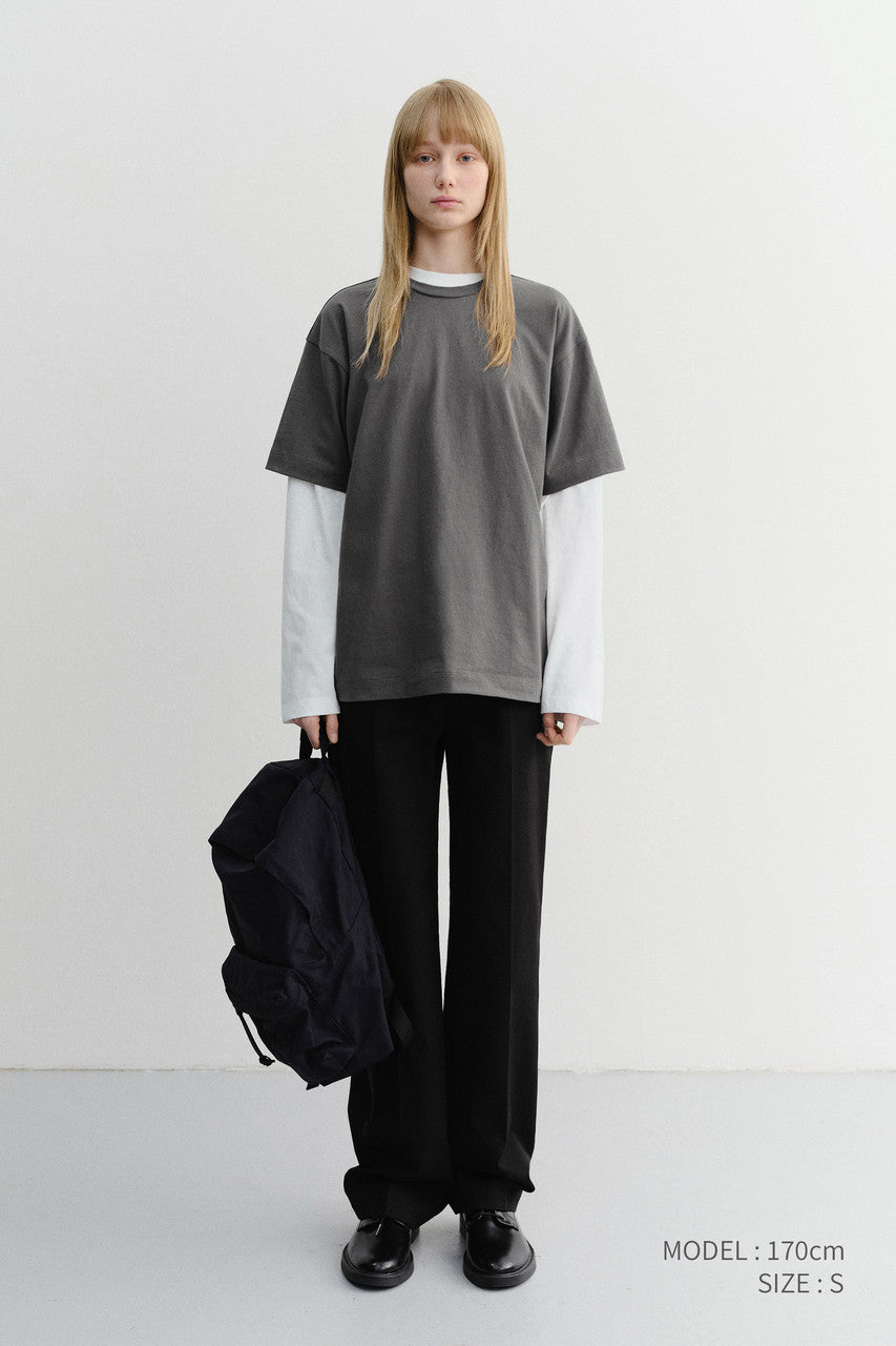 Dunst Unisex Essential Loose T-Shirt Washed Charcoal