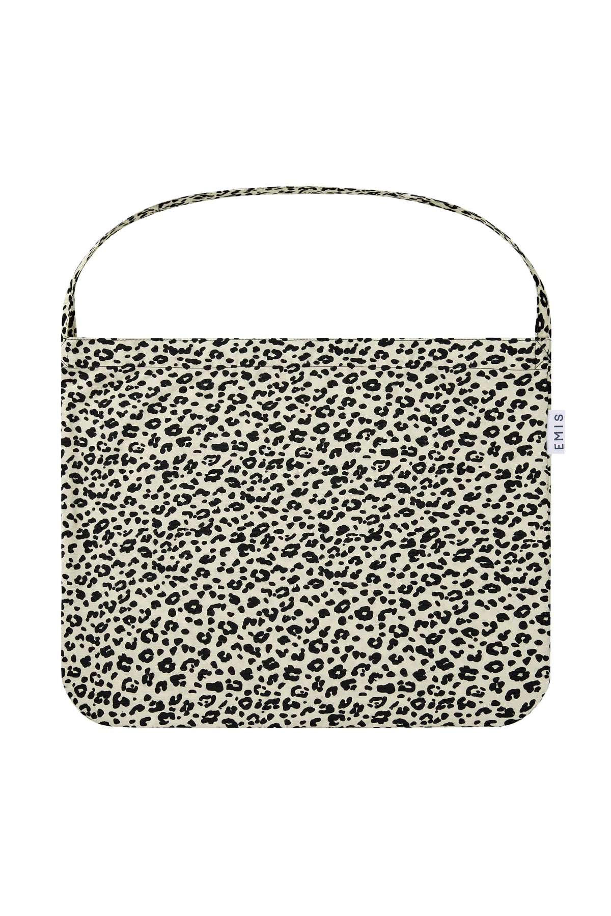 Emis 22Y Leopard Corduroy Eco Bag-Ivory