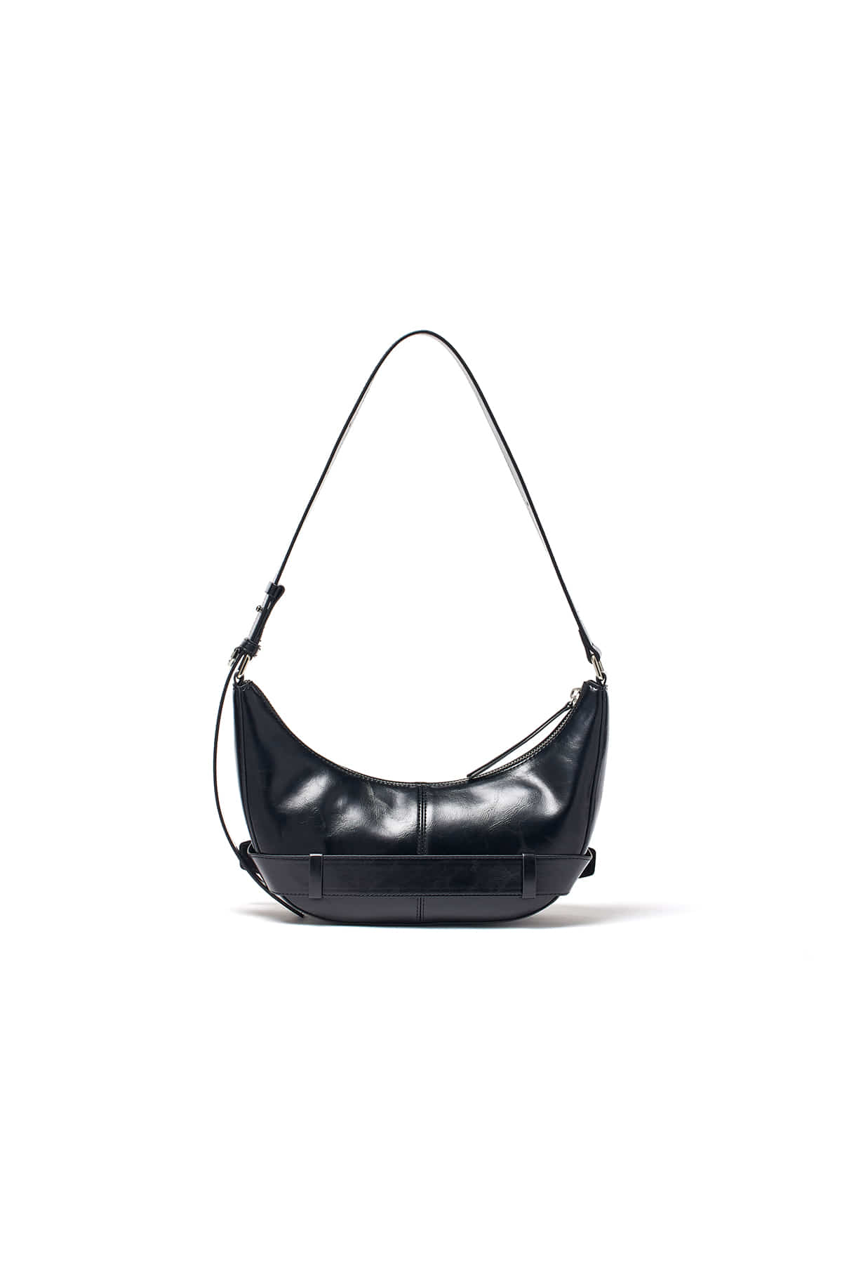 [matinkim] BELTED SHOULDER BAG IN BLACK
