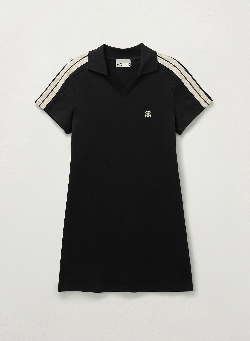 [satur] (W) Lawton Track One-piece - Black