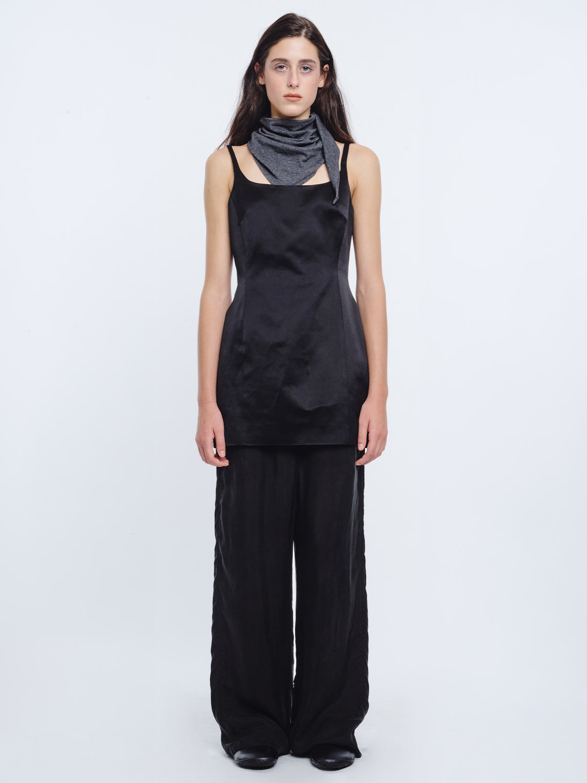 Margesherwood Soft Jersey Scarf charcoal