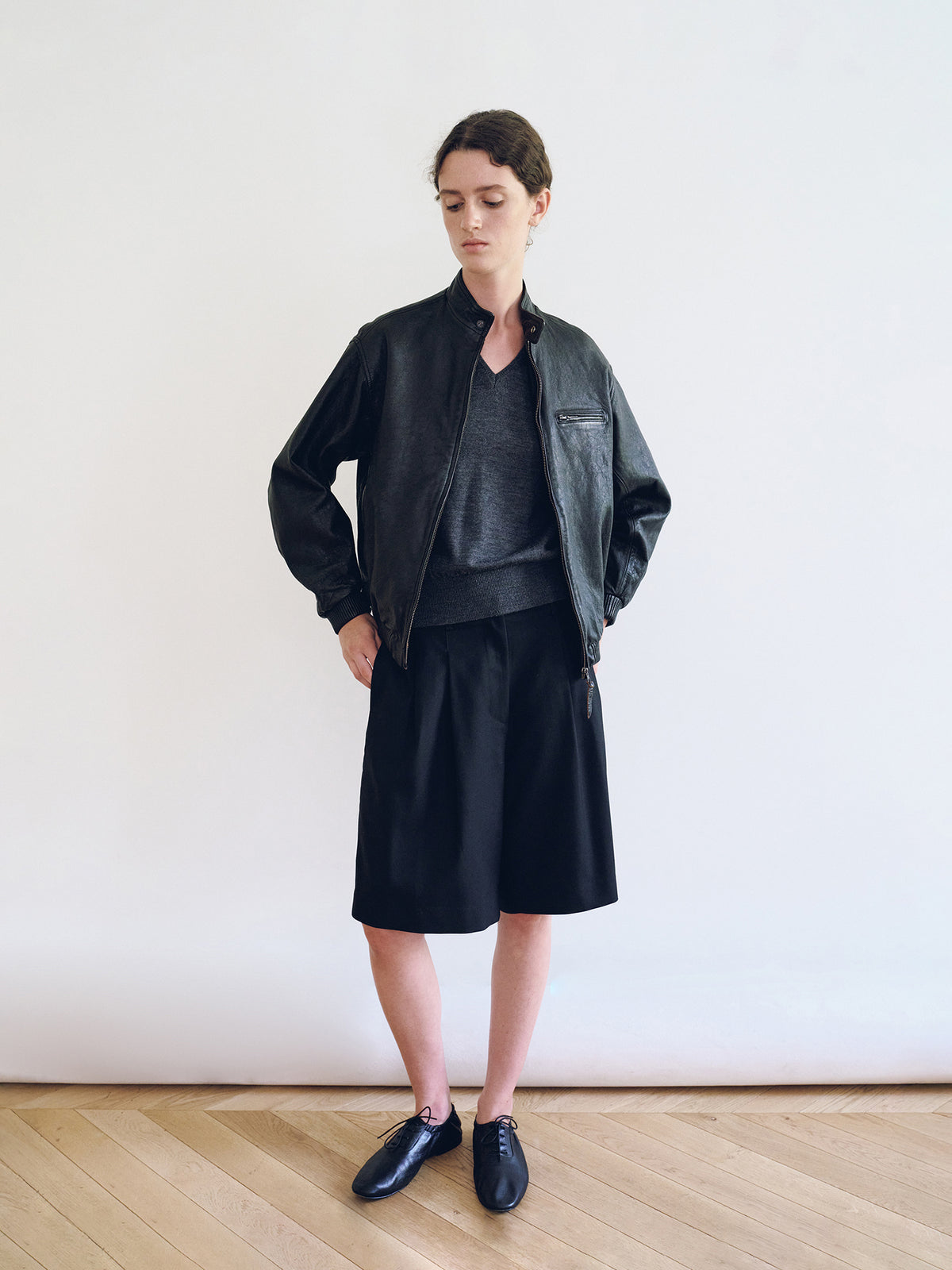 Nothing Written Serene Tailored Shorts (Black)