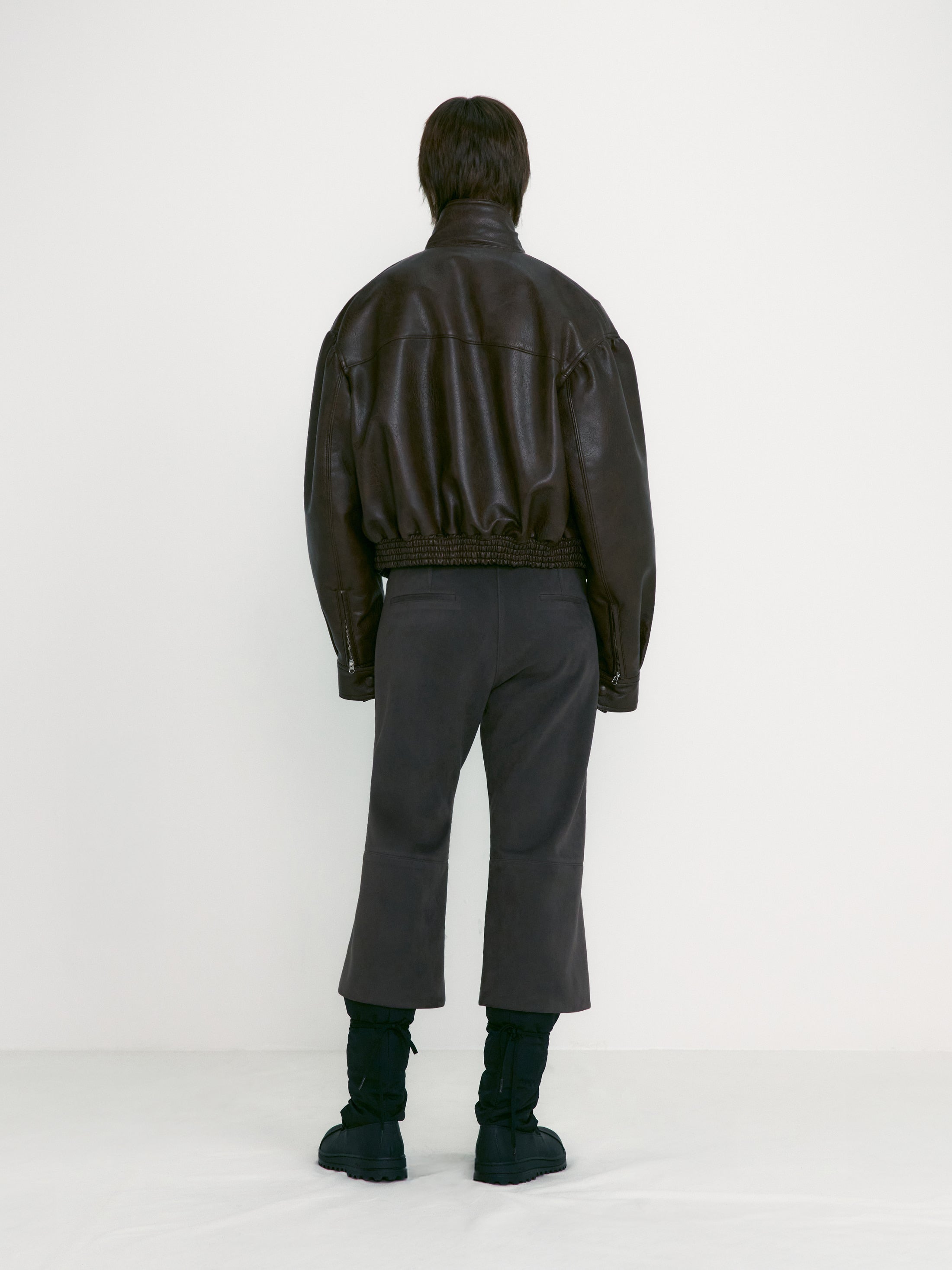 [low_classic] Leather Short Jacket
Brown