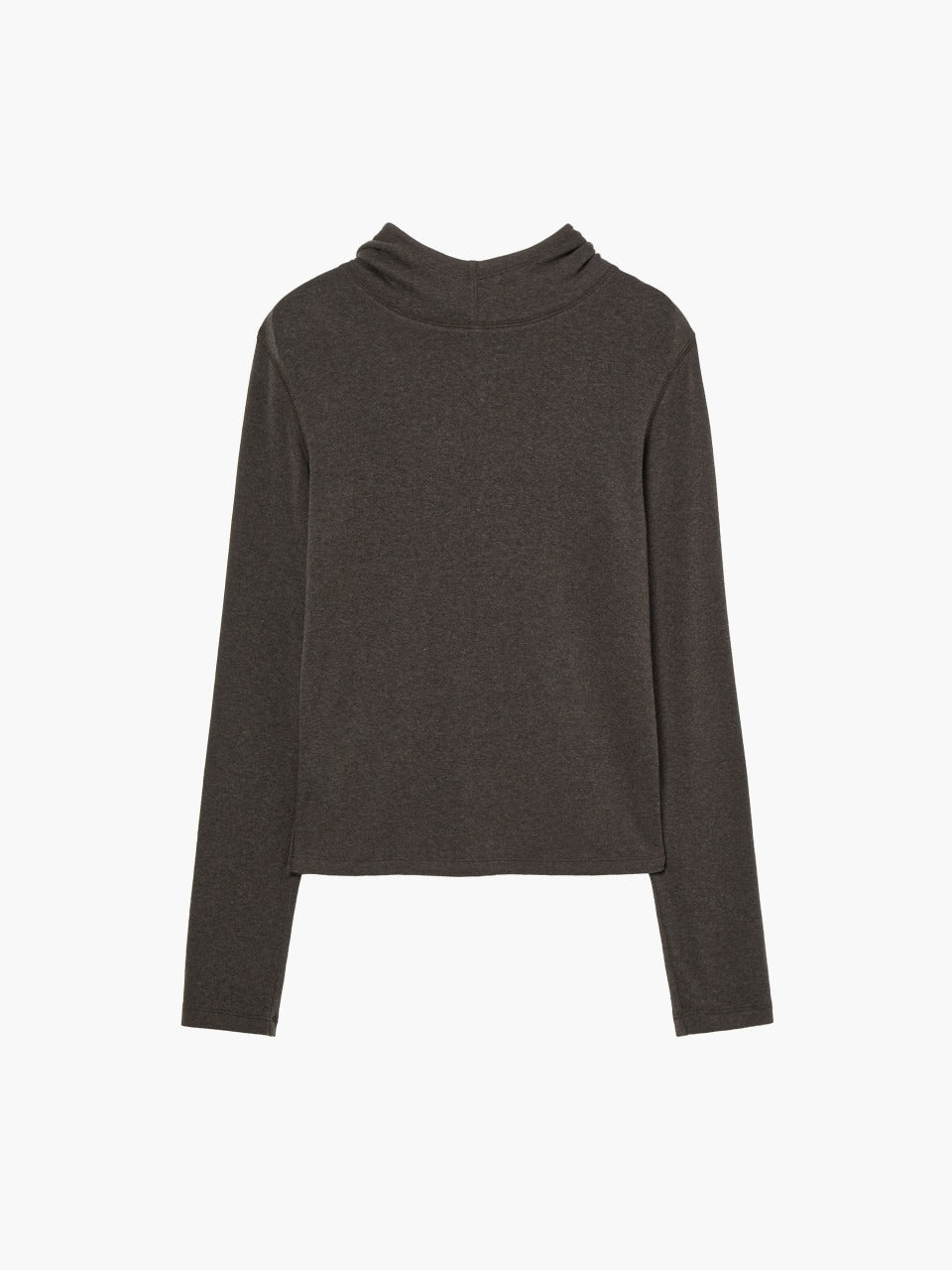 Margesherwood Highneck Hoodie Long Sleeve brown