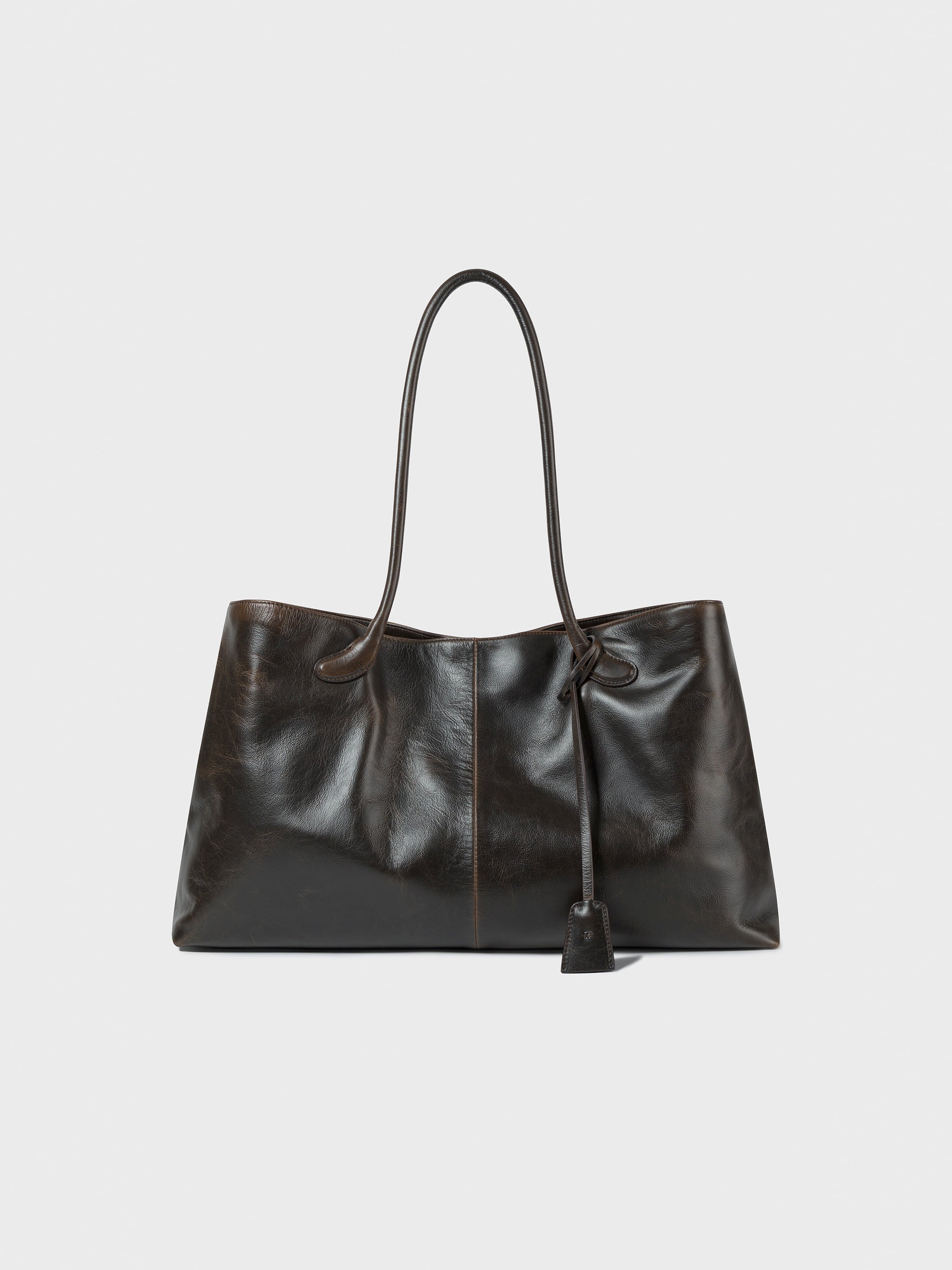[low_classic] HARICOT BAG  
LEATHER BROWN