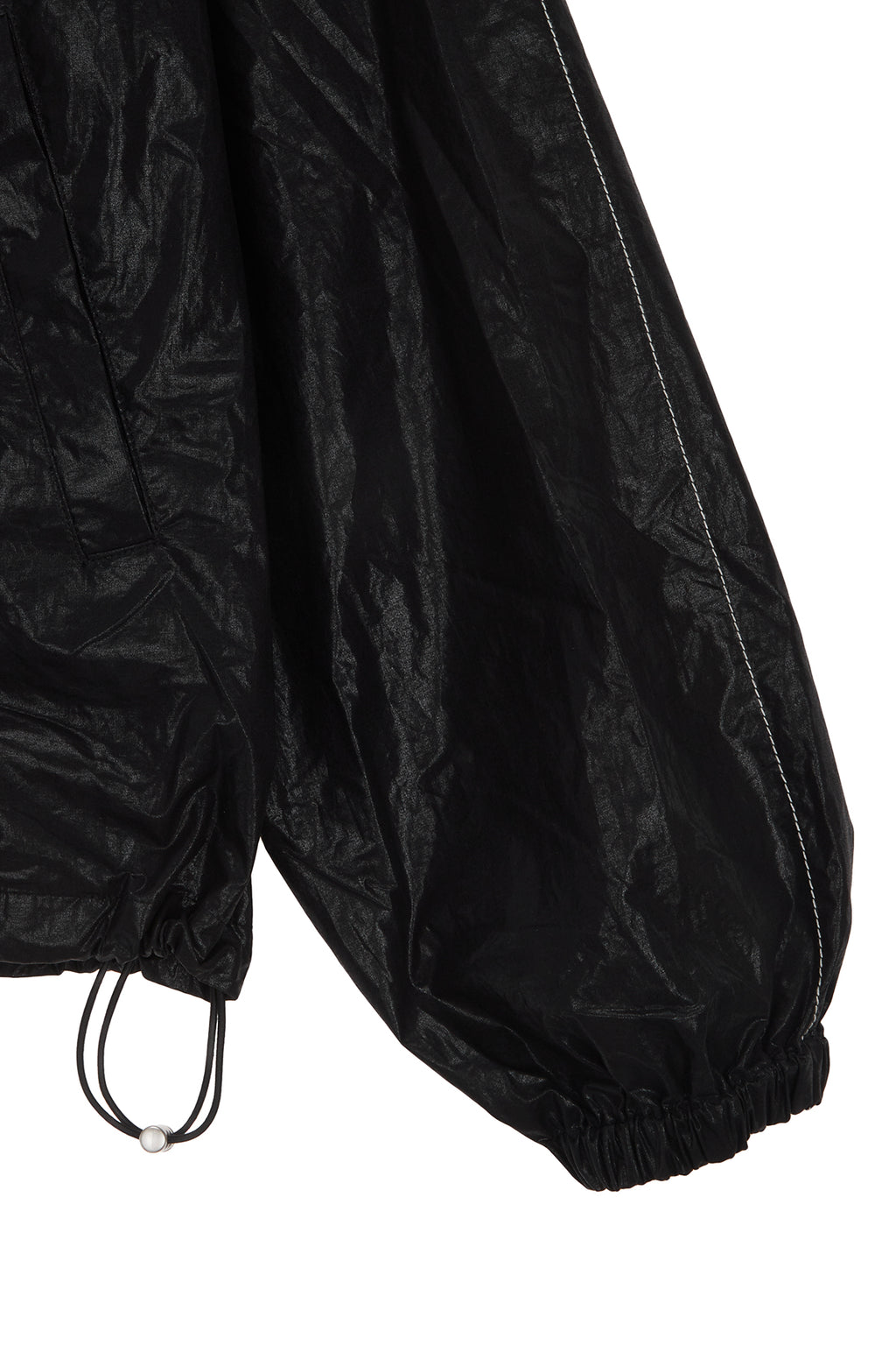 [matinkim] MATIN COATING ANORAK JUMPER IN BLACK