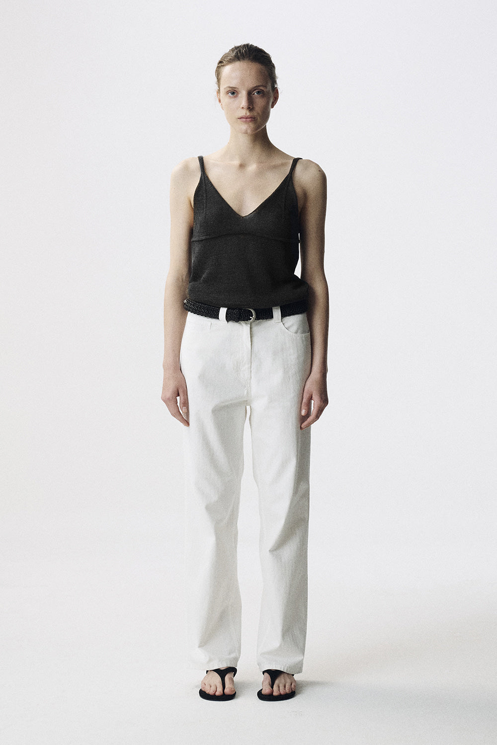 Nothing Written Lillia paper cami top (Charcoal)