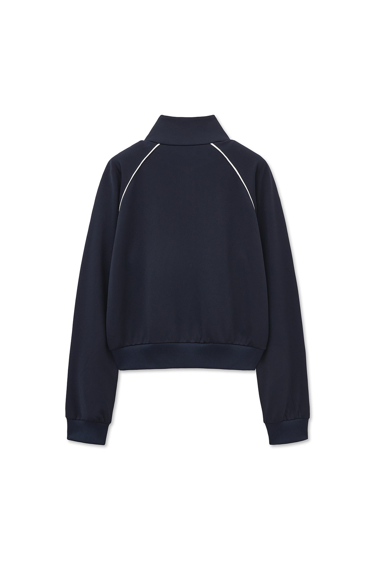 [matinkim] HEART LOGO TRACK JUMPER IN NAVY