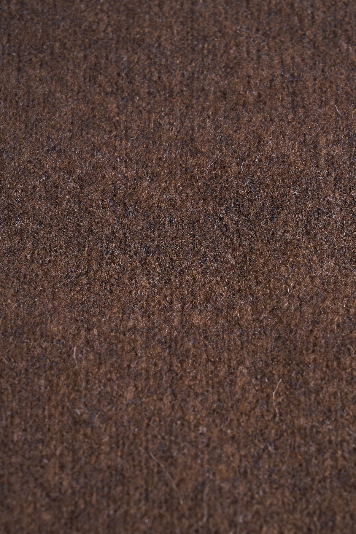 Matinkim Fuzzy Triangle Fringe Muffler IN Brown