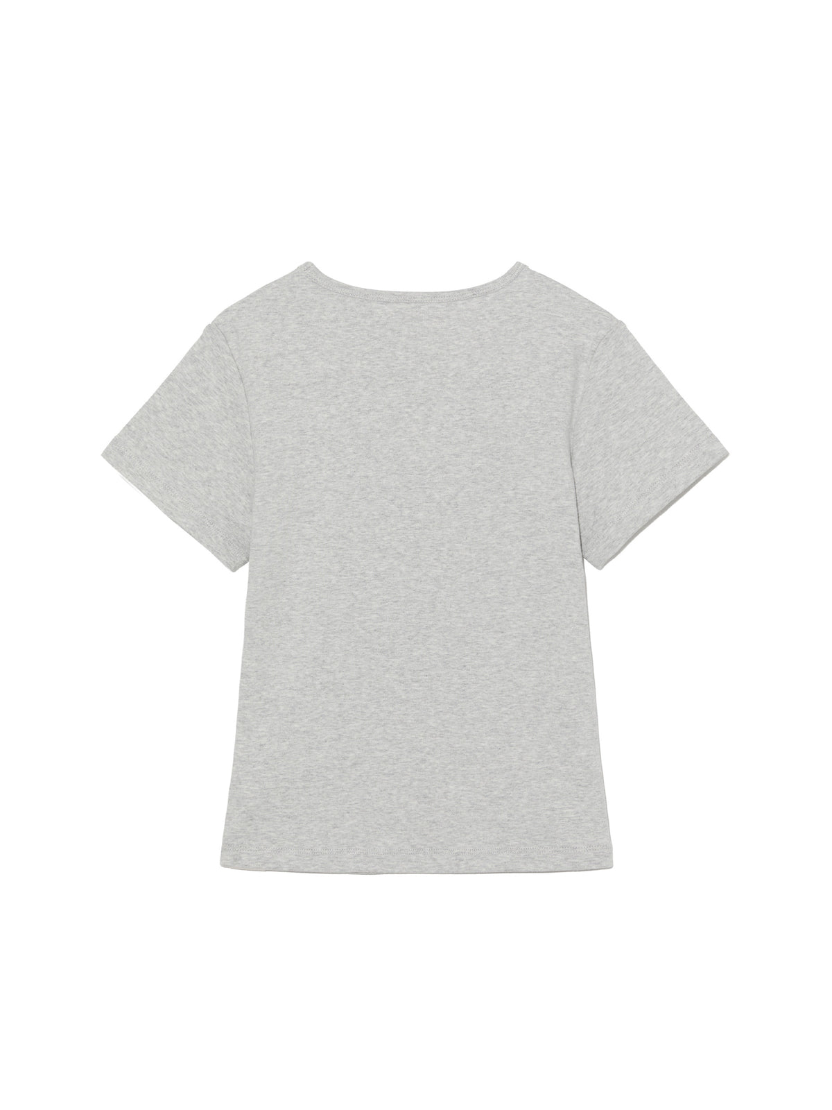 GLOWNY G Baby Tee (Long Version) (Melange Gray)
