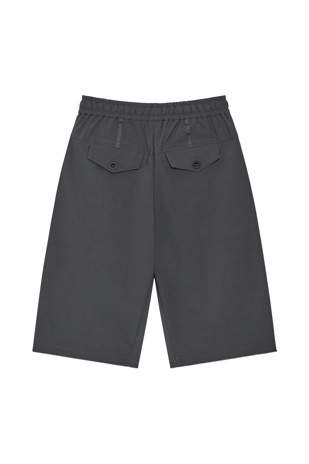 [matinkim] SIDE TAPING BERMUDA PANTS IN CHARCOAL