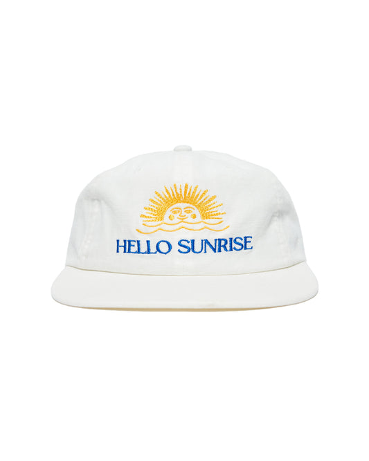 Washed Two Tone Logo 6Panel Cap_Off White