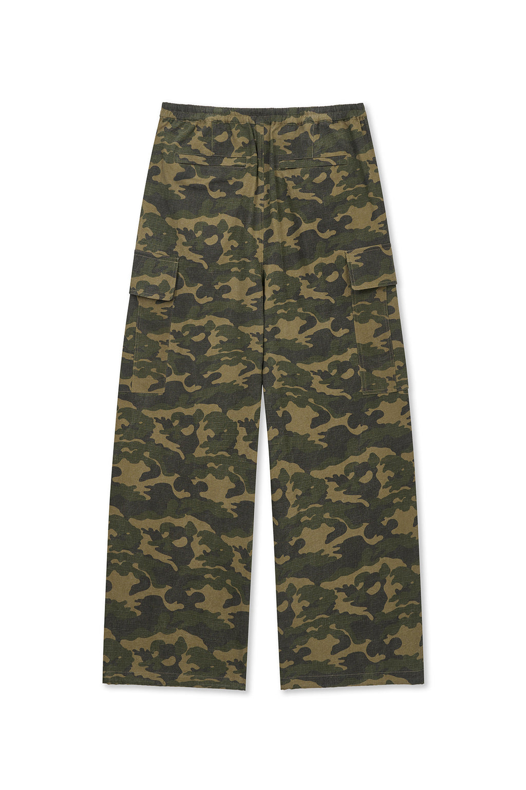 [matinkim] DRAWSTRING HEM CARGO PANTS IN KHAKI
