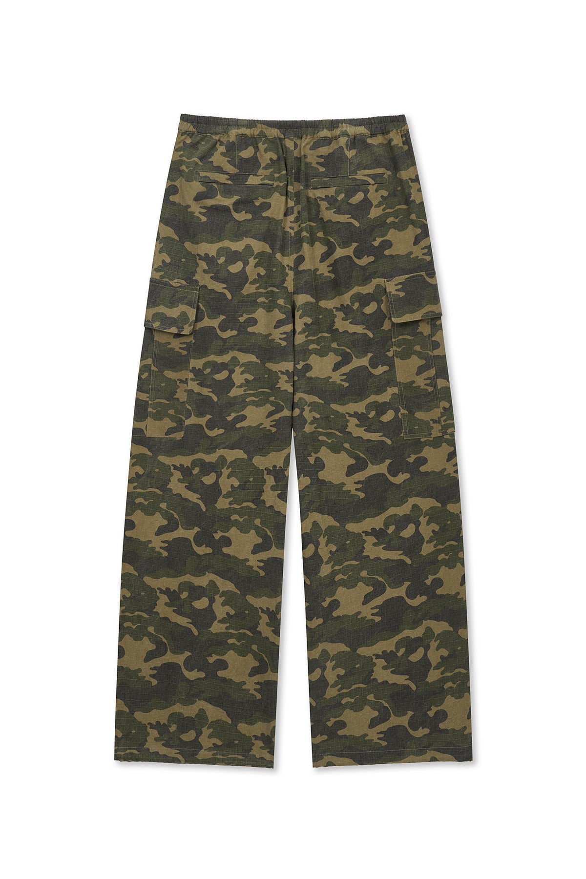[matinkim] DRAWSTRING HEM CARGO PANTS IN KHAKI