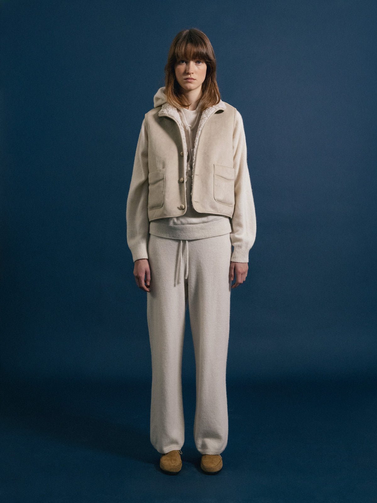 Nothing Written Vera reversible vest (Ivory beige)