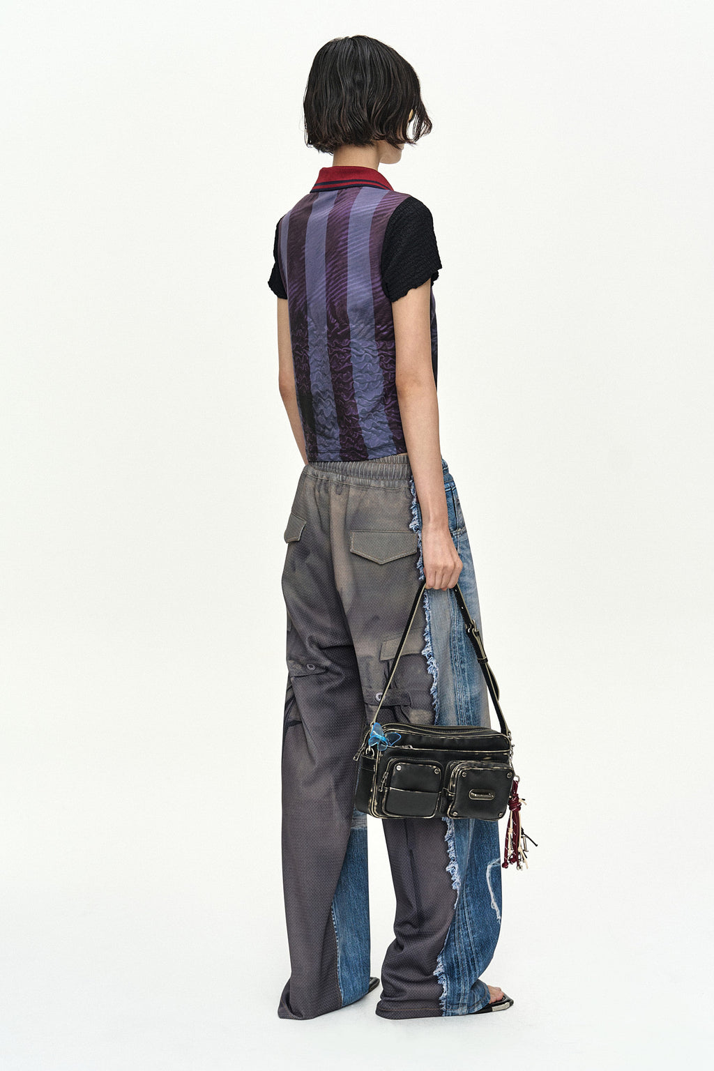 Andersson Bell Vintage Printed Collar Top