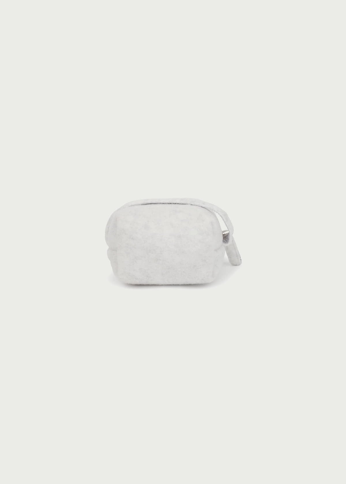 Depound fleece square pouch - light grey (S)